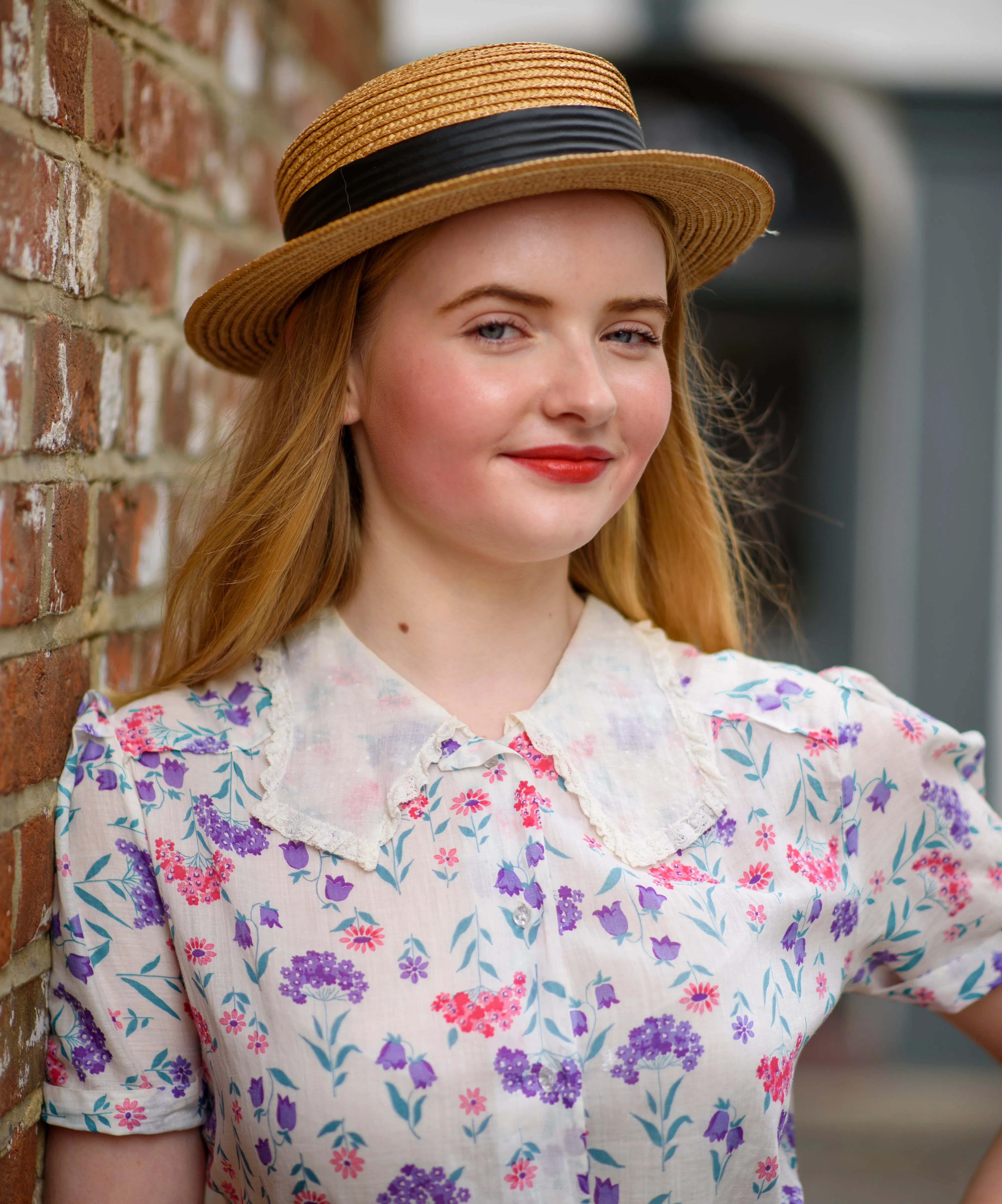 1930s Floral Dress S M