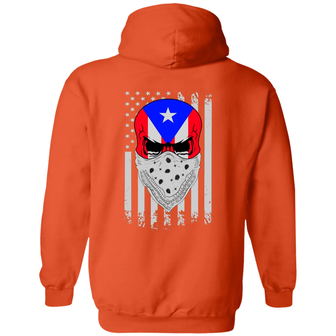 1st Star Skull (Back Image) Hoodie