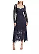 23FN249ACG Sweetheart neckline lace guipure dress
