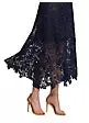 23FN249ACG Sweetheart neckline lace guipure dress