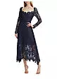 23FN249ACG Sweetheart neckline lace guipure dress