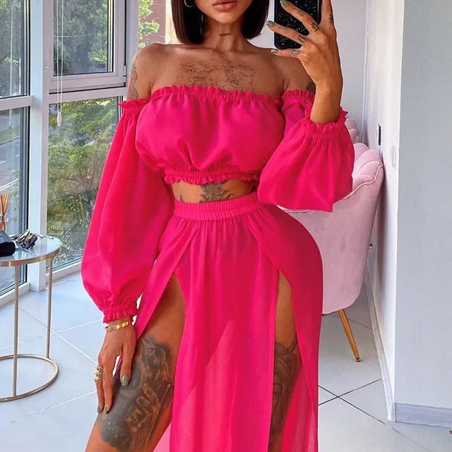 2Pcs Beach Dress
