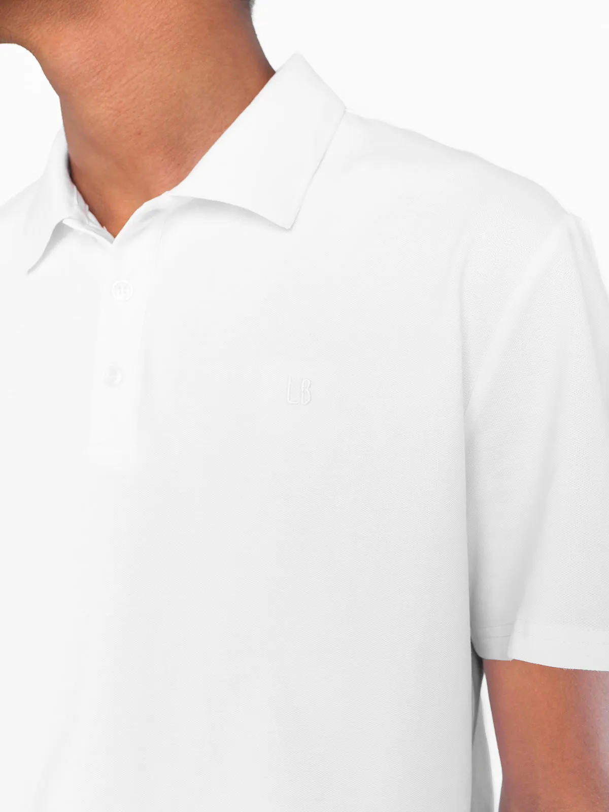Adult Basic Polo Shirt - White