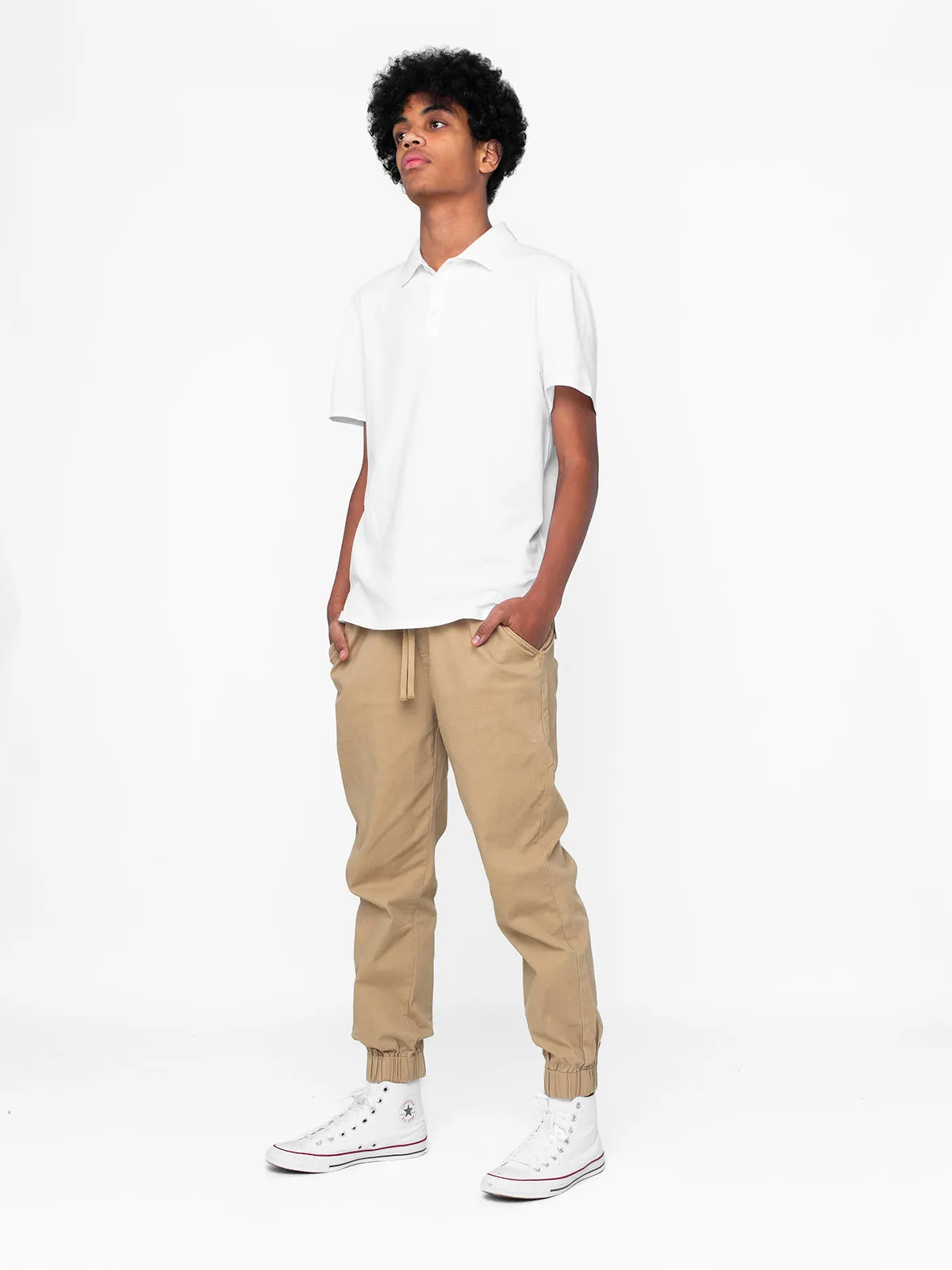 Adult Basic Polo Shirt - White
