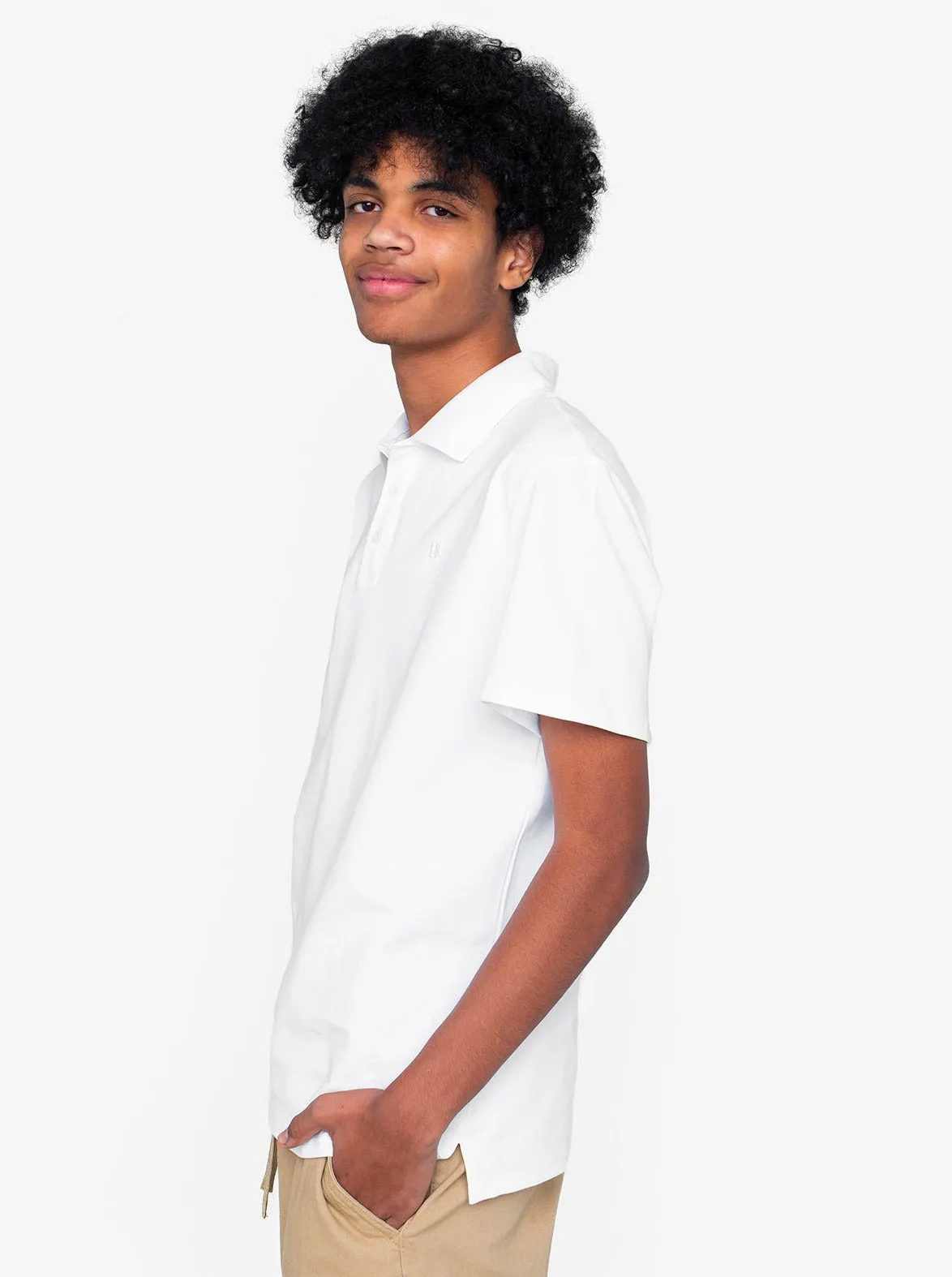 Adult Basic Polo Shirt - White