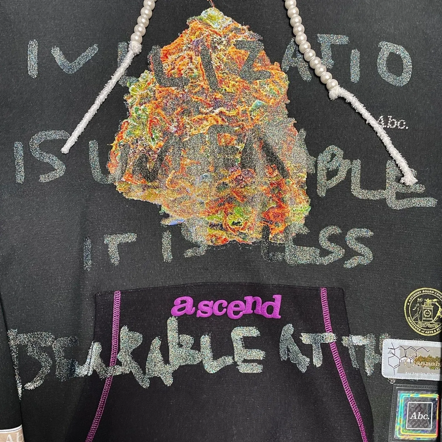 Advisory Board Crystal  "Ascend" 4/20 Hooded Sweatshirt Black Pre-Owned