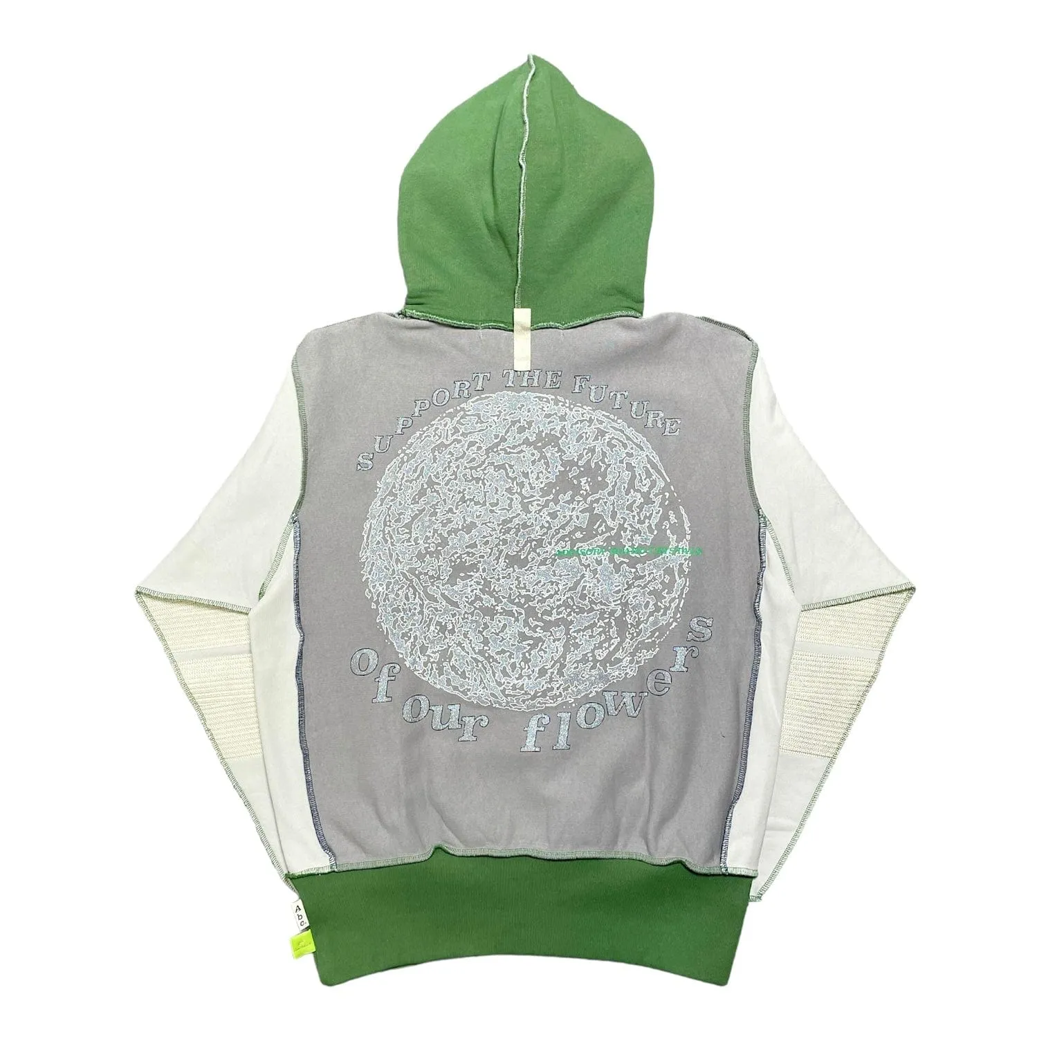Advisory Board Crystals American Consciousness Hooded Sweatshirt Green Grey