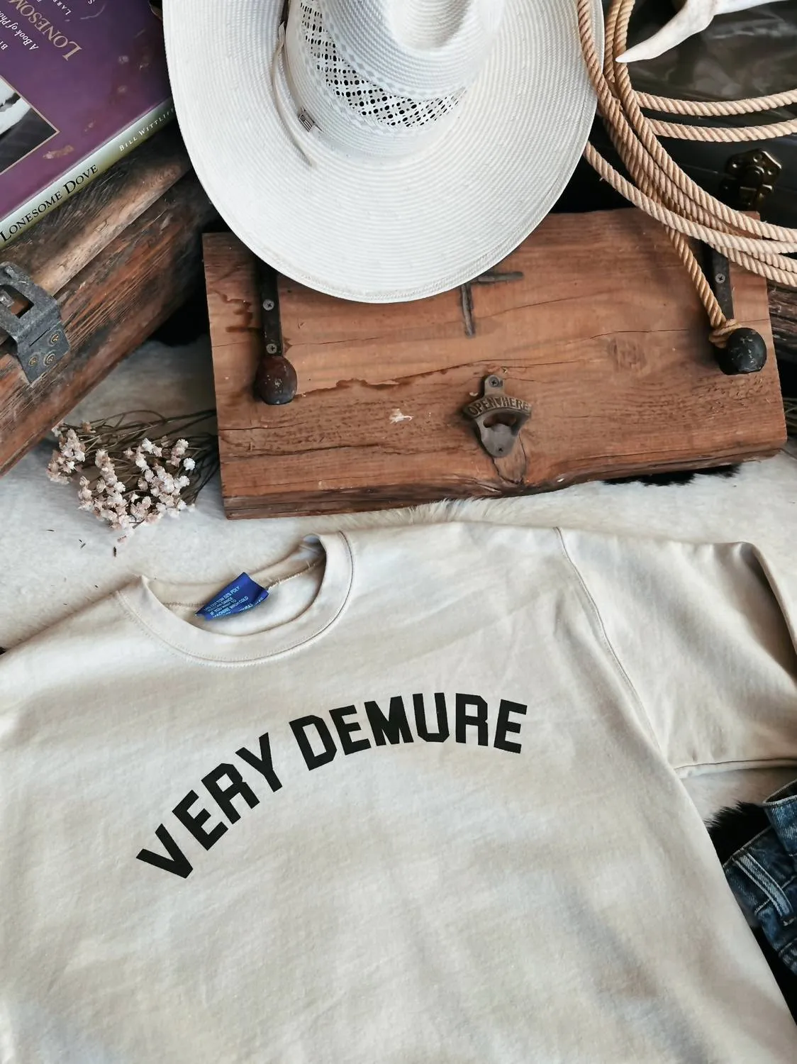 Alphia - Very Demure Crewneck Sweatshirt