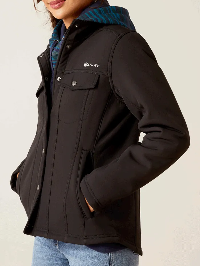 Black Ariat Womens Berber Back Softshell Jacket - Optimal shopping experience