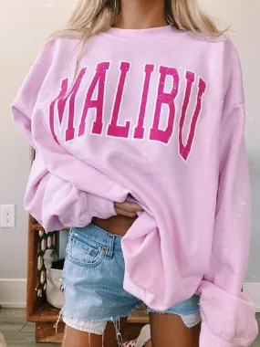 BerriesJam - 2024 Oversize Harajuku Loose Letter Print Long Sleeve Sweatshirt