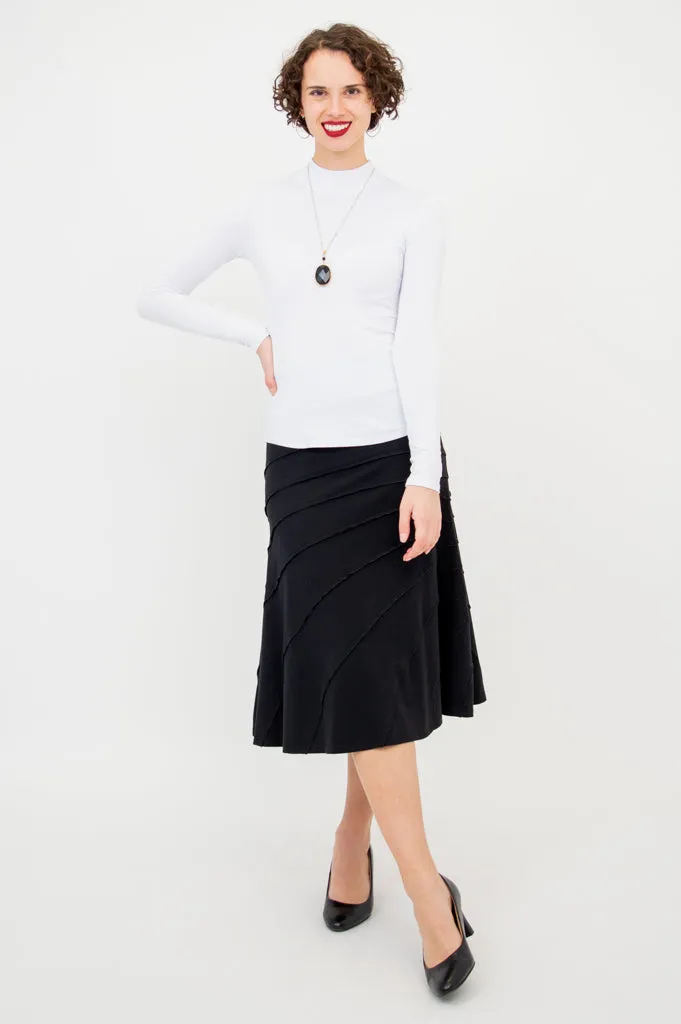 Beverly Skirt, Black, Bamboo