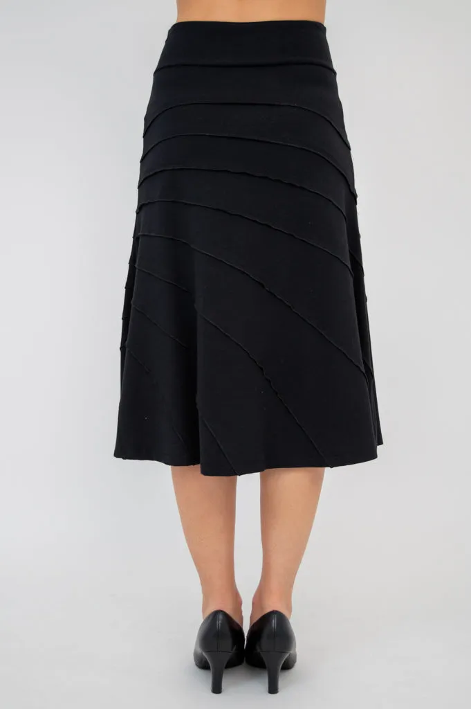 Beverly Skirt, Black, Bamboo