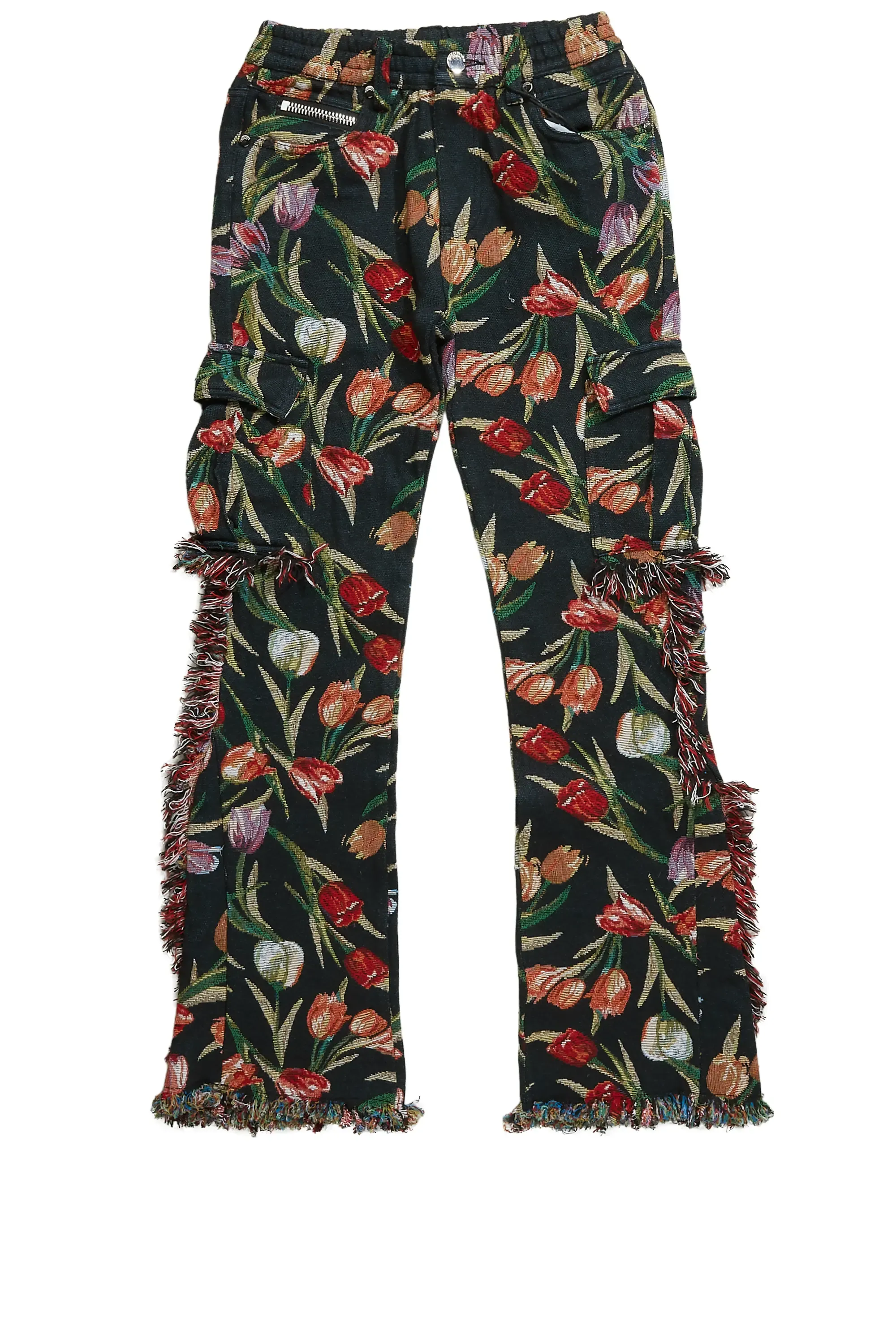 Boys Ayami Black Slim Flare Pants