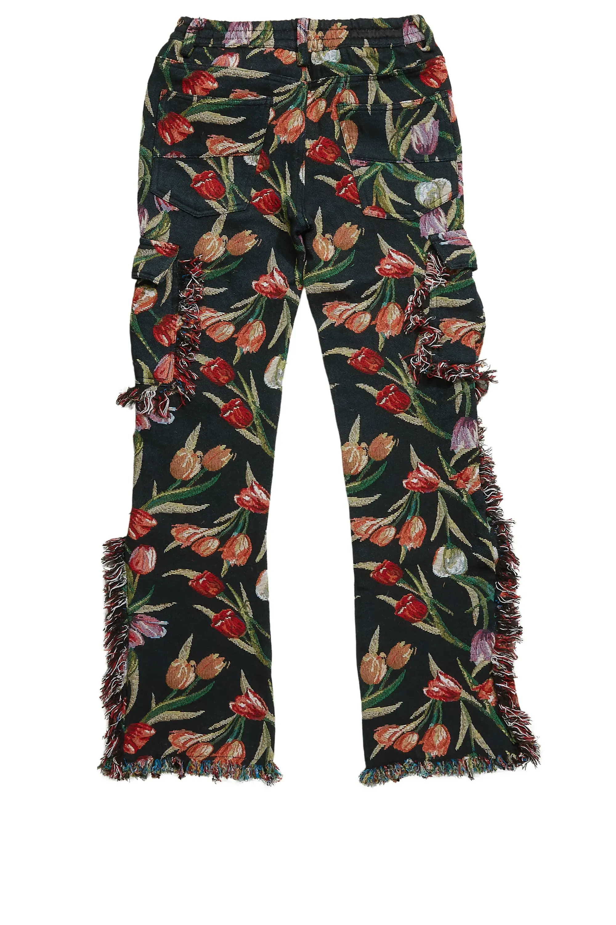 Boys Ayami Black Slim Flare Pants