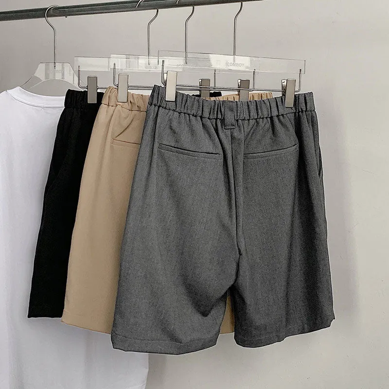 British Style Five Points Casual Pants