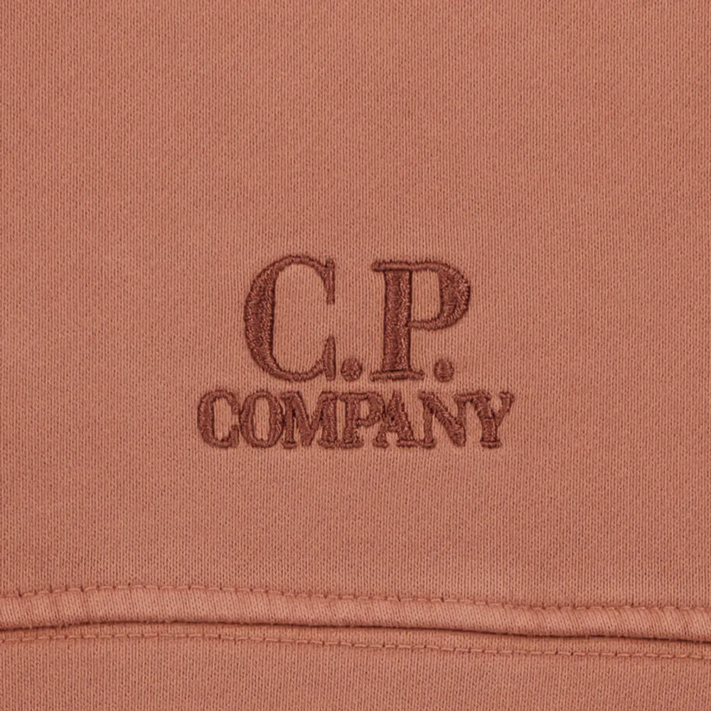 Brushed Fleece Resist Dyed Logo Hoodie