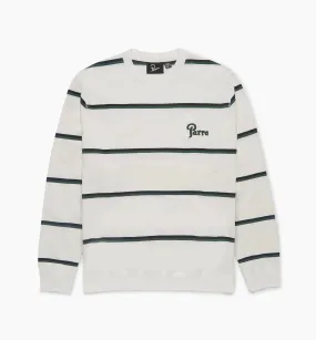by Parra Fancy Logo Stripped Crewneck