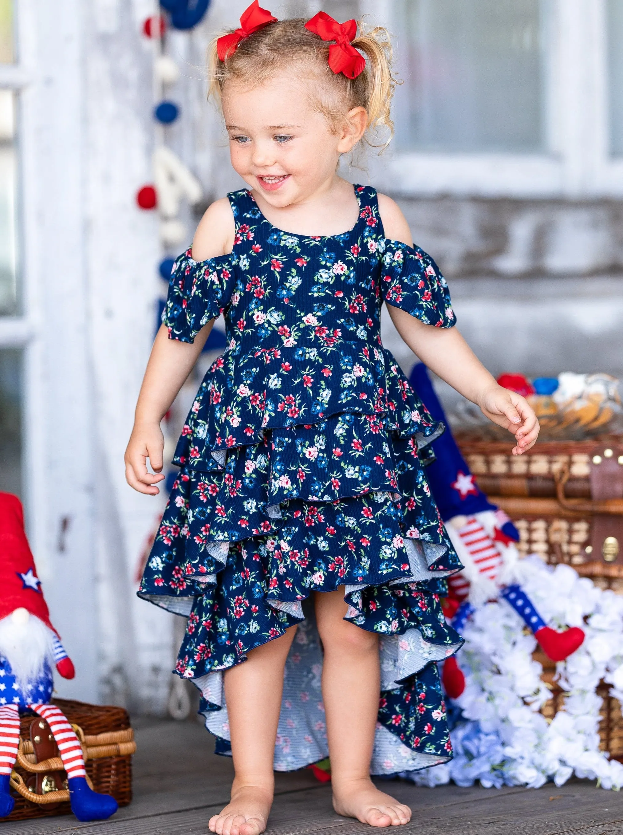 Calico Cuteness Hi Lo Sundress