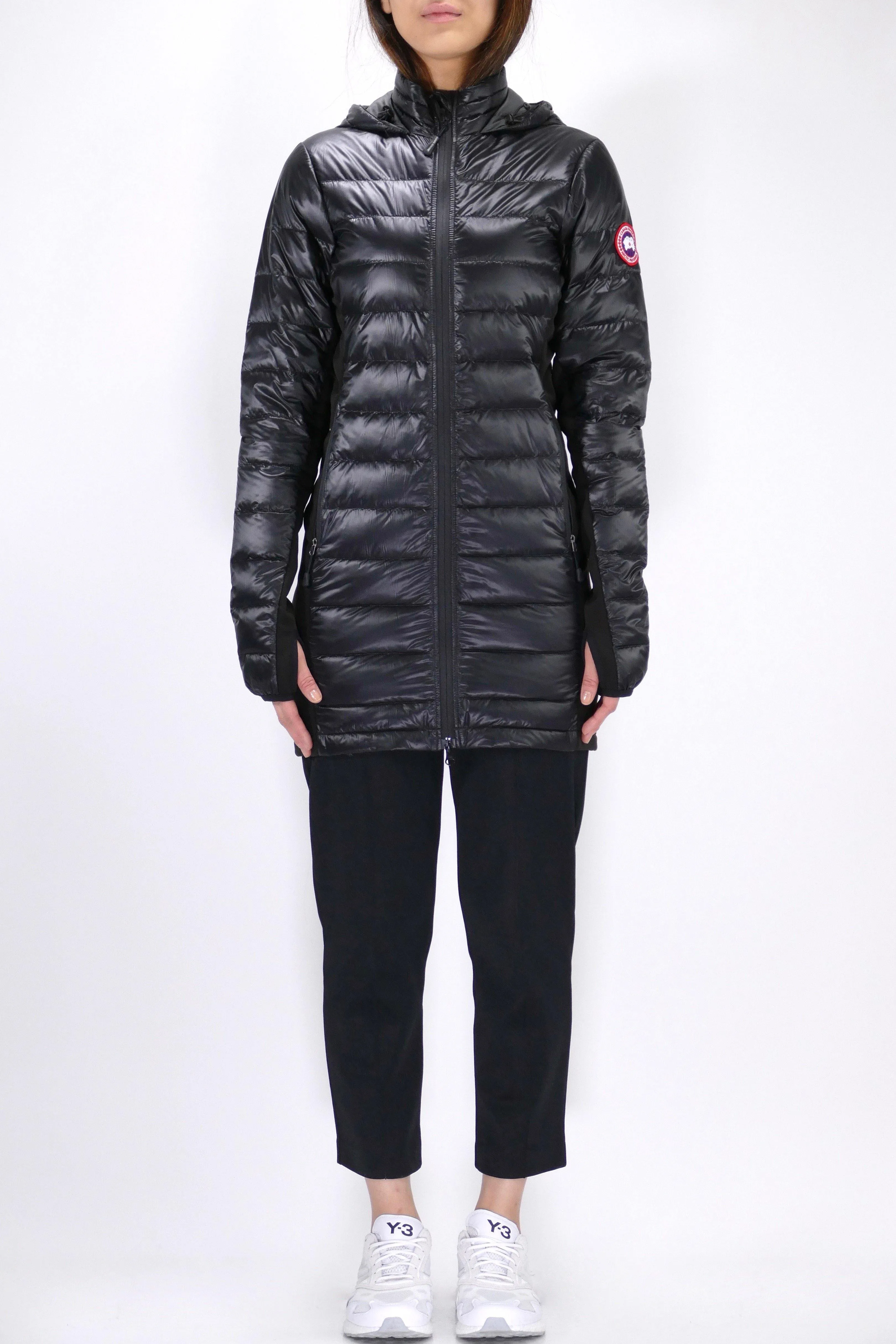 Canada Goose Womens Lite Coat Hybridge Hooded - Graphite