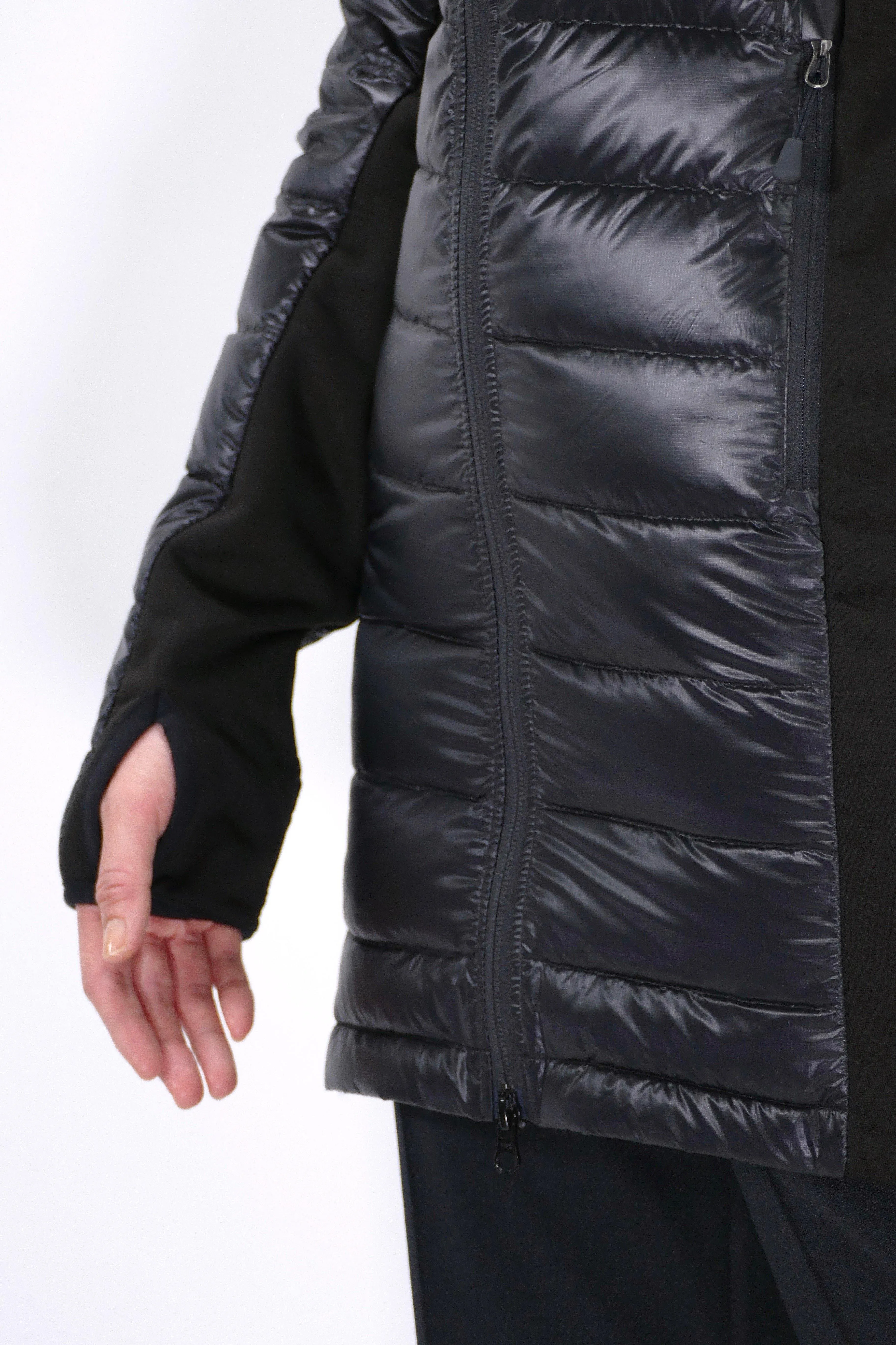 Canada Goose Womens Lite Coat Hybridge Hooded - Graphite
