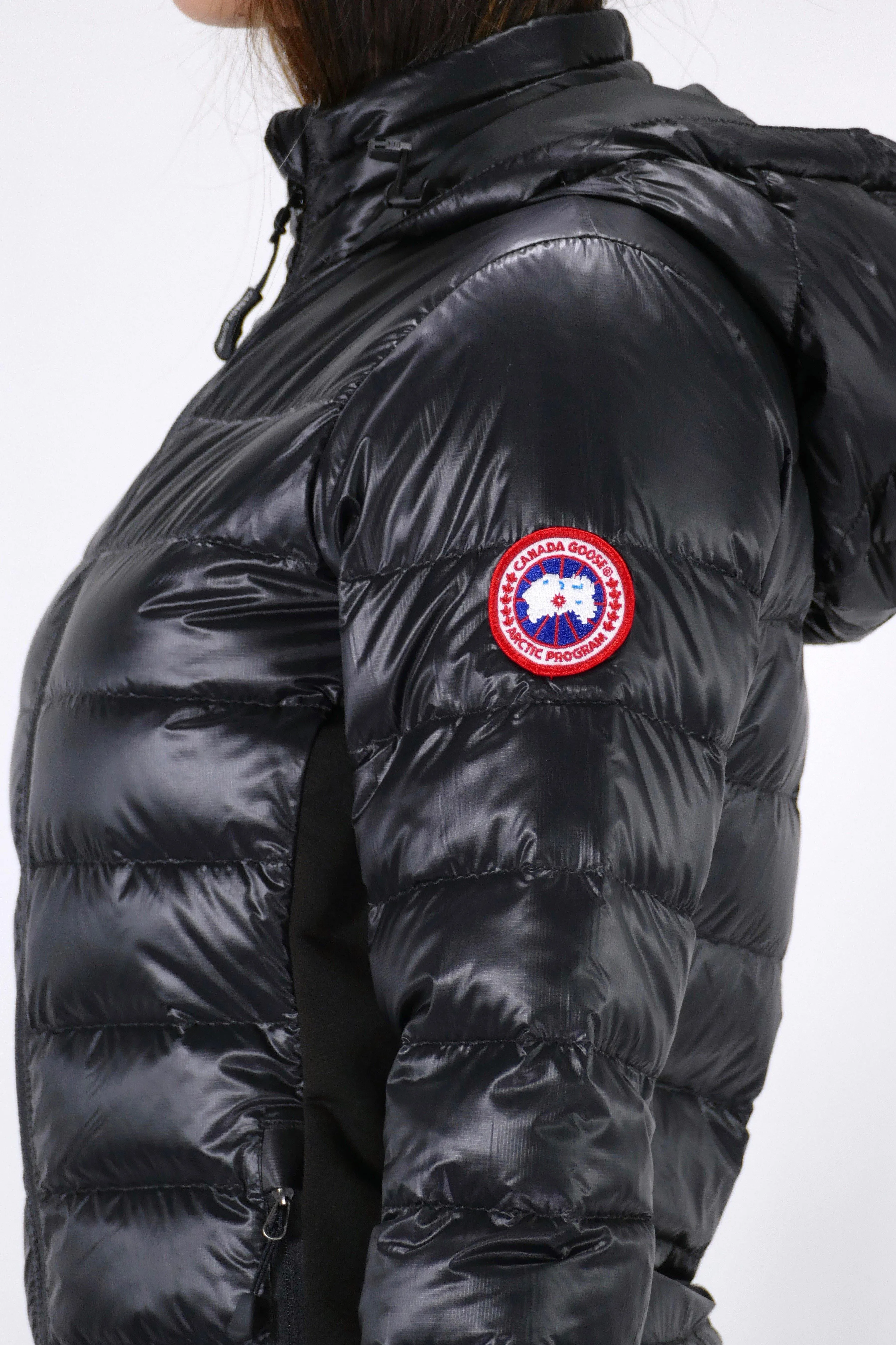 Canada Goose Womens Lite Coat Hybridge Hooded - Graphite