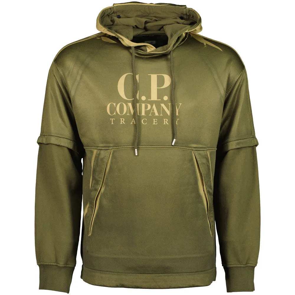 Cotton/Poly Fleece Tracery Logo Goggle Hoodie