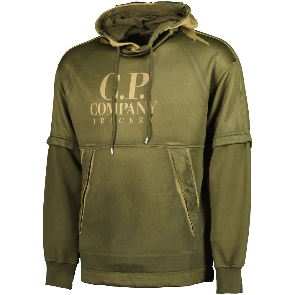 Cotton/Poly Fleece Tracery Logo Goggle Hoodie