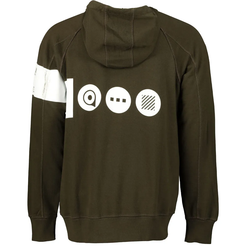 C.P. Hooded Text Print Sweatshirt