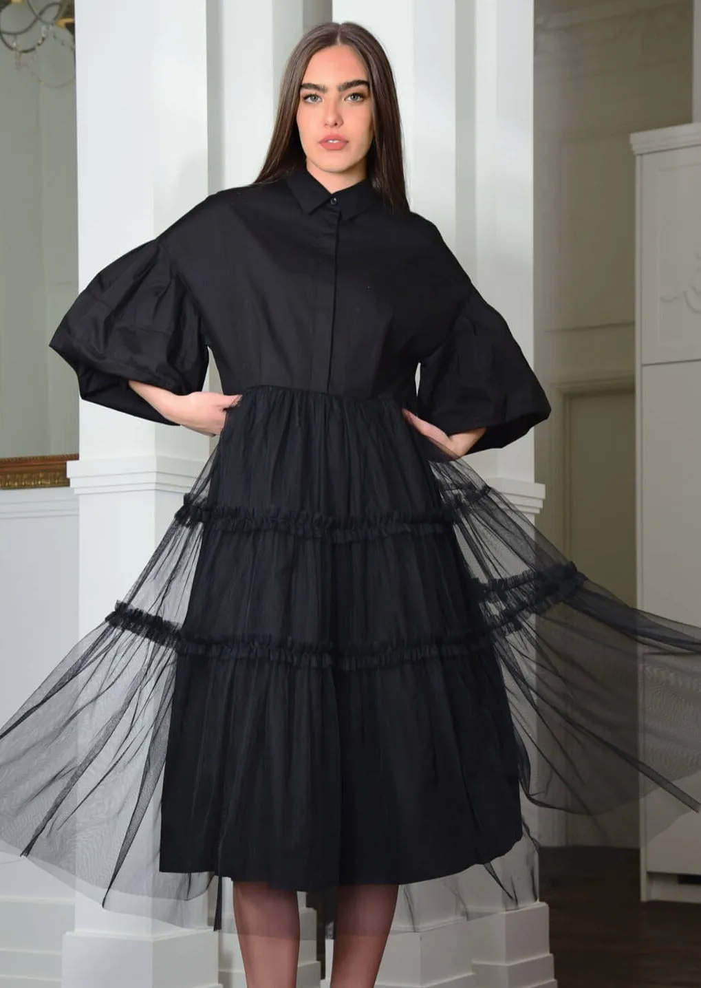 Crack A Style Midi Dress - Curate