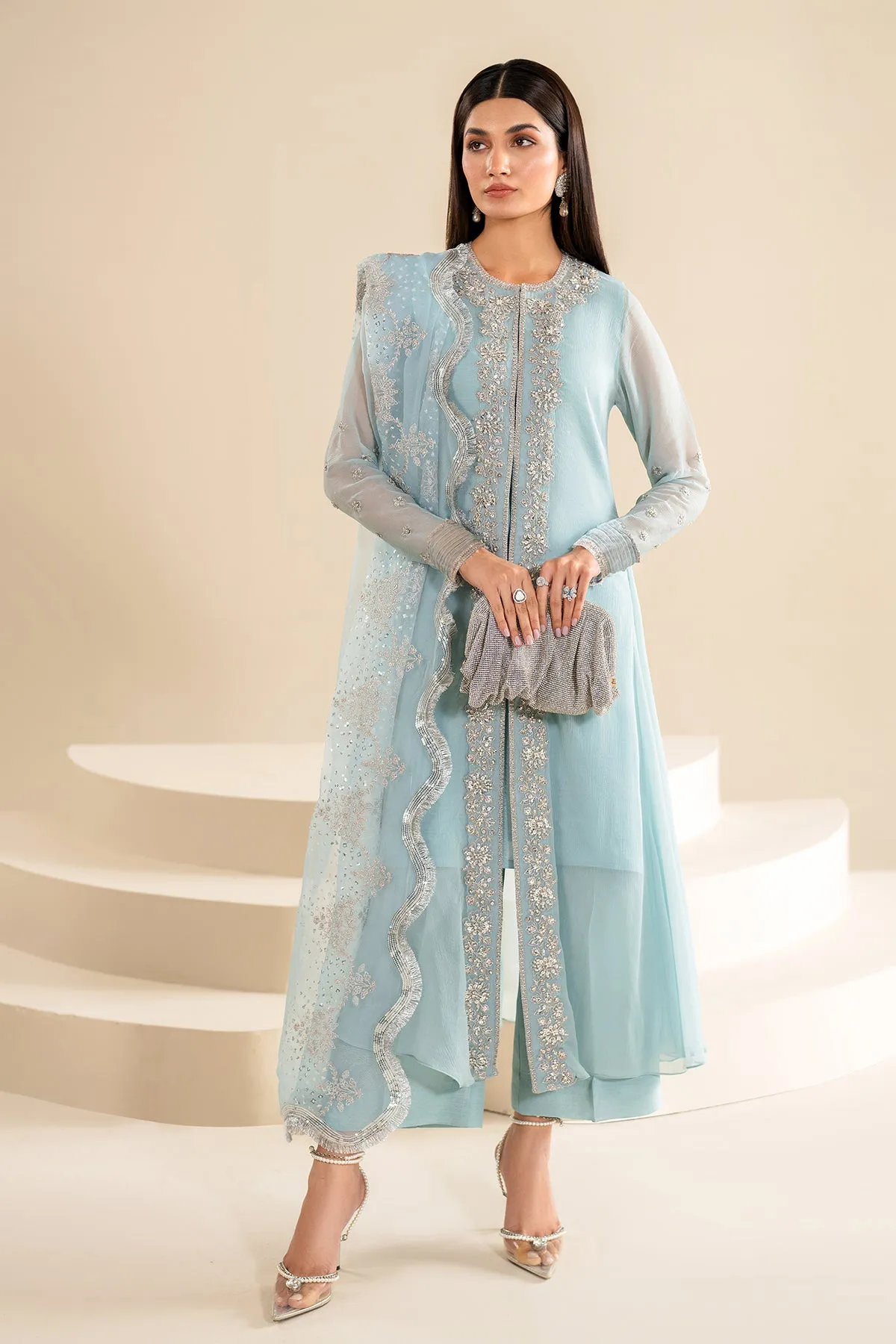 EMBROIDERED CHIFFON PR-922