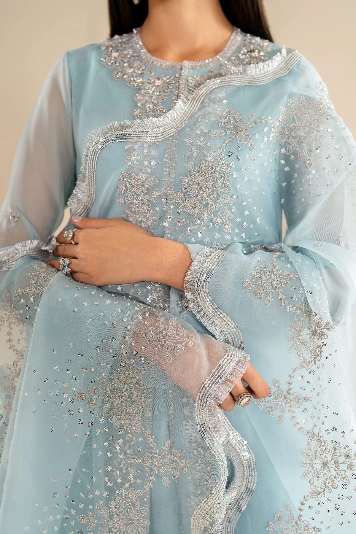 EMBROIDERED CHIFFON PR-922