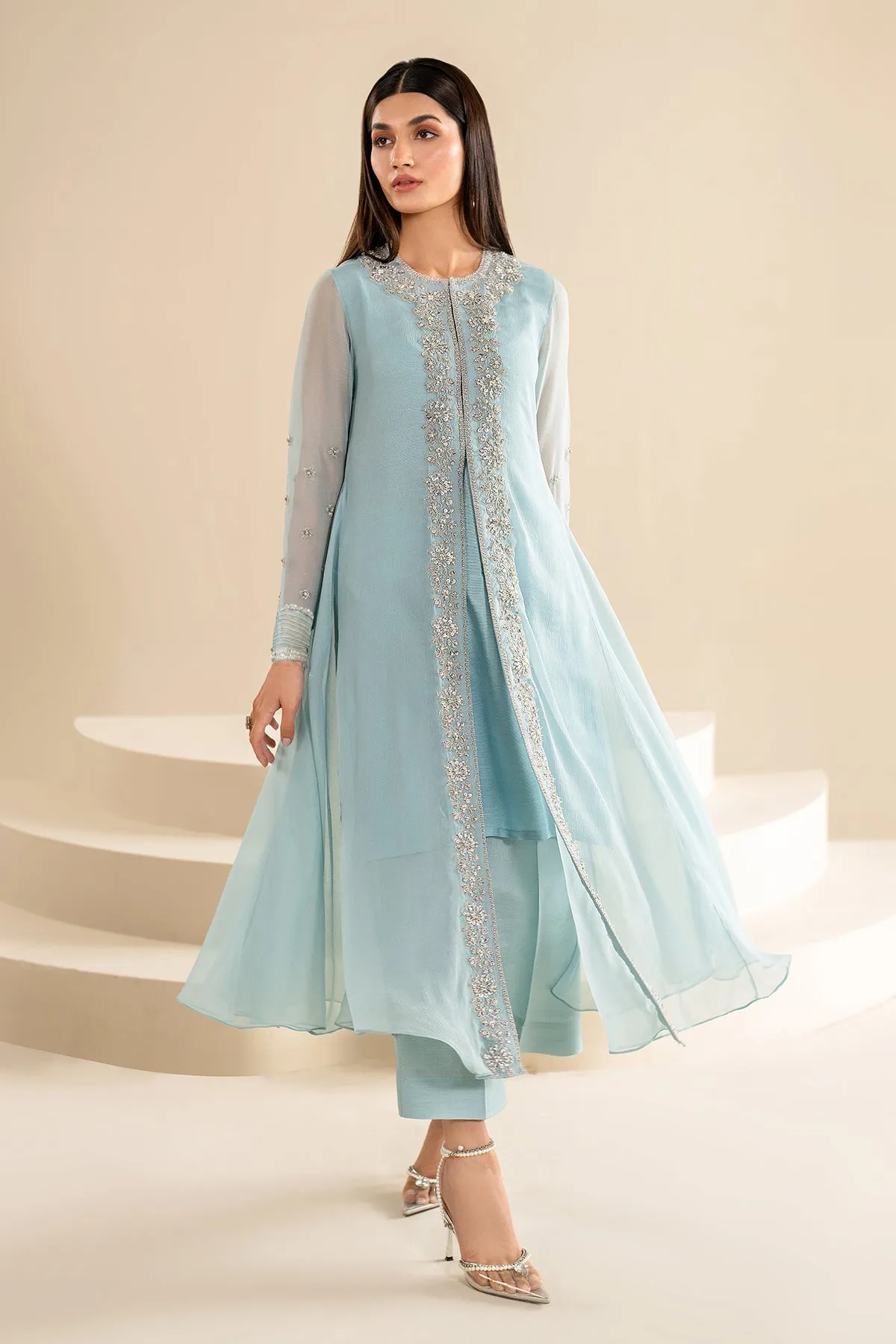 EMBROIDERED CHIFFON PR-922