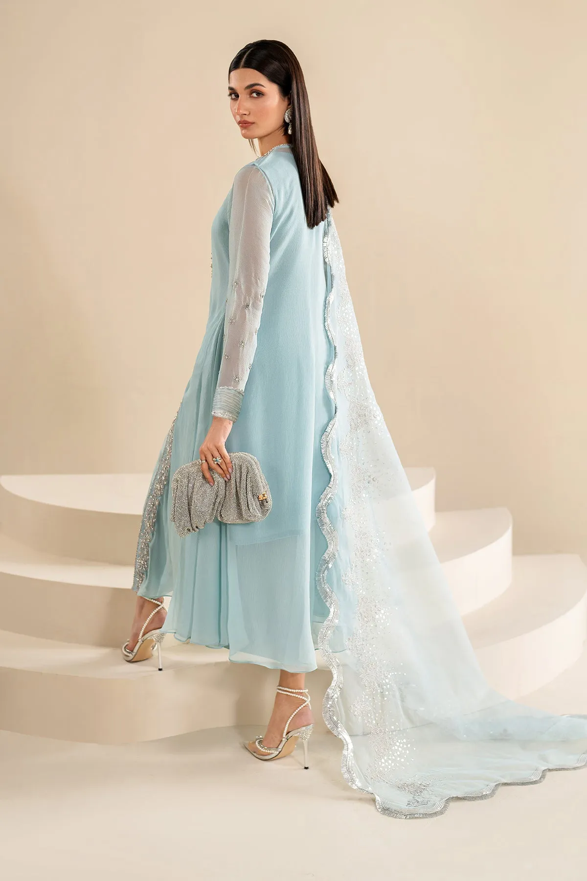 EMBROIDERED CHIFFON PR-922