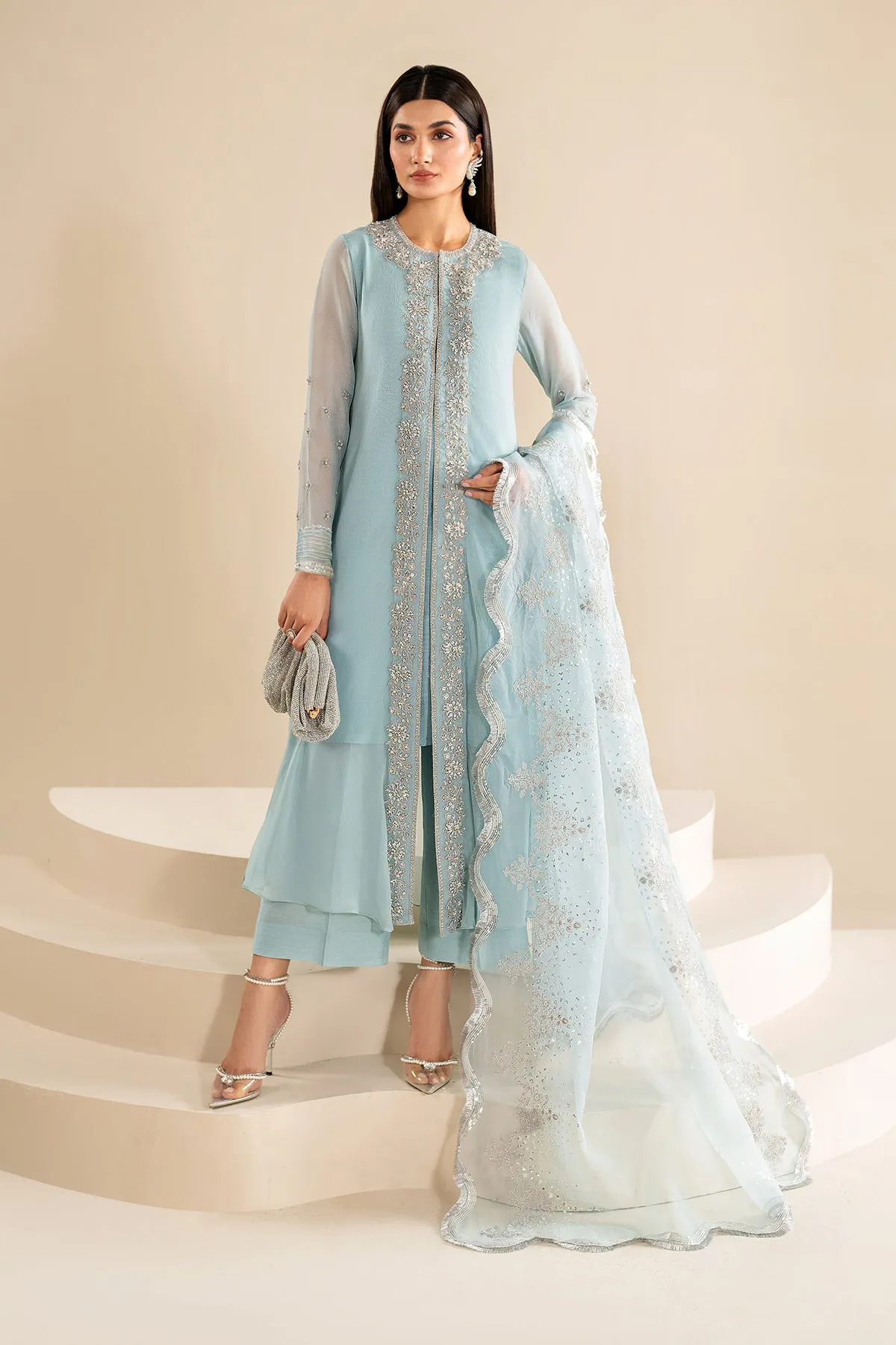 EMBROIDERED CHIFFON PR-922