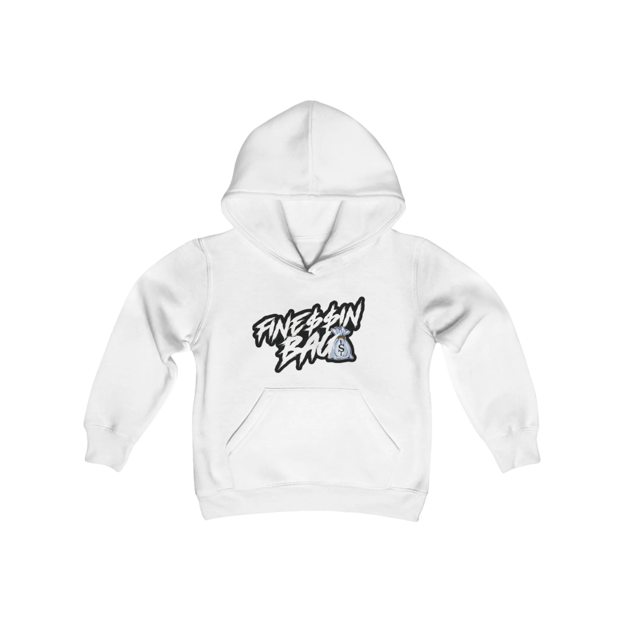 Finessin Bags Clothing Kids White Heavy Blend Hooded Sweatshirt