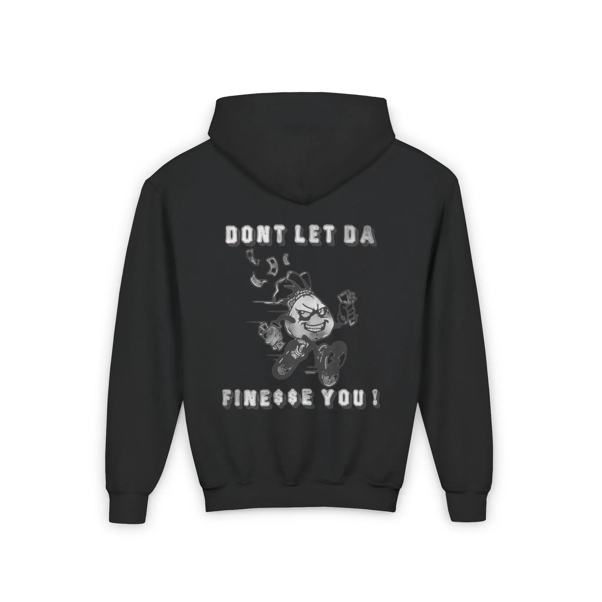 Finessin Bags Kids Heavy Blend Black Hooded Sweatshirt