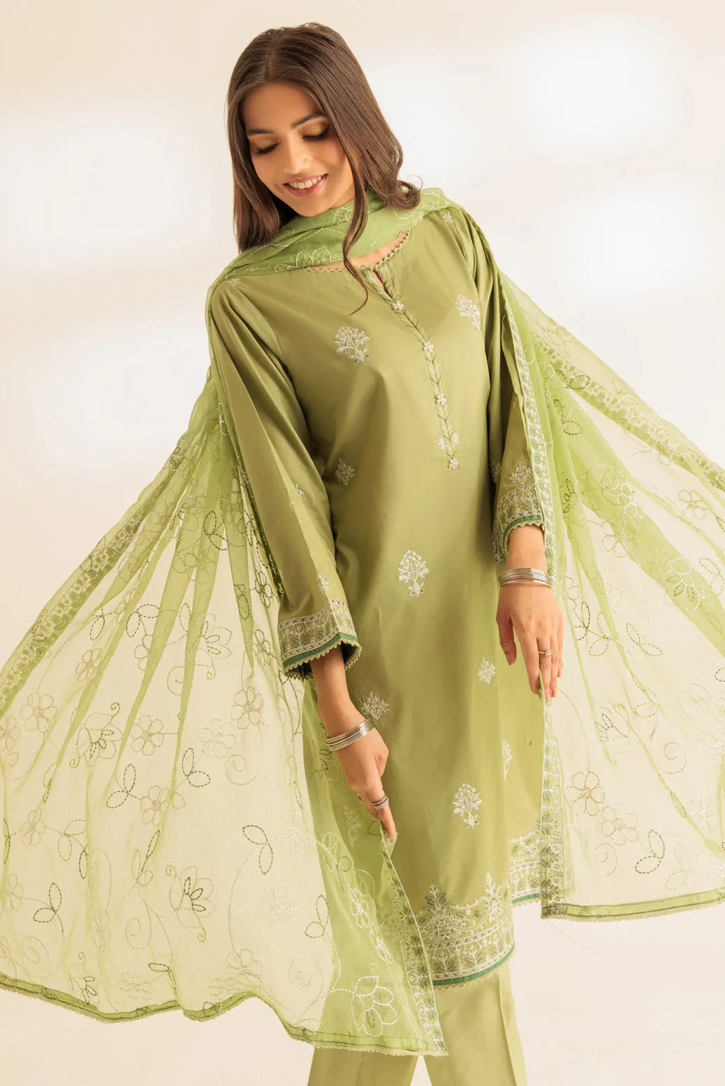 GREEN-CAMBRIC-3 PIECE (SS5243P43) BIN 19 R15