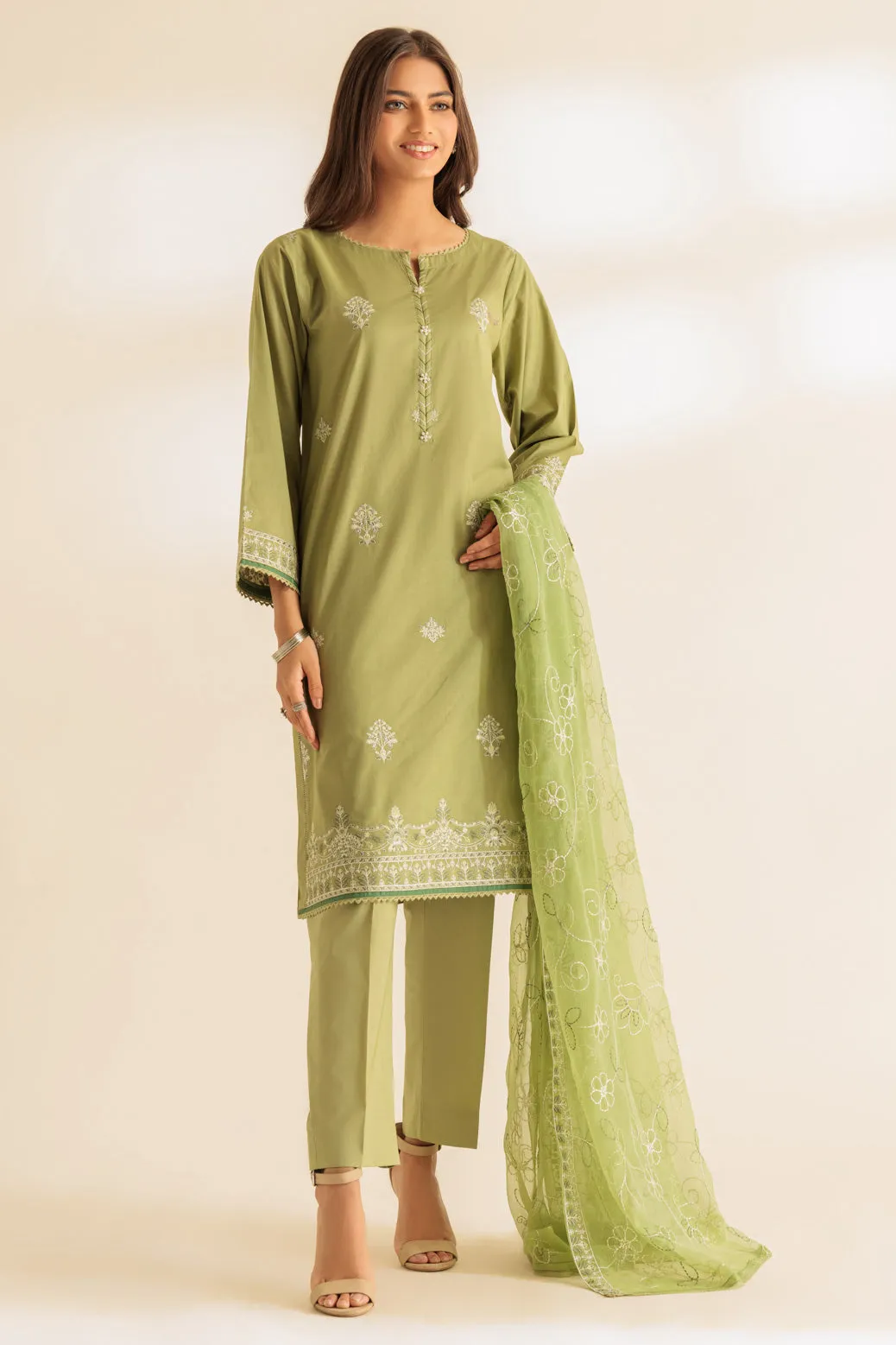 GREEN-CAMBRIC-3 PIECE (SS5243P43) BIN 19 R15