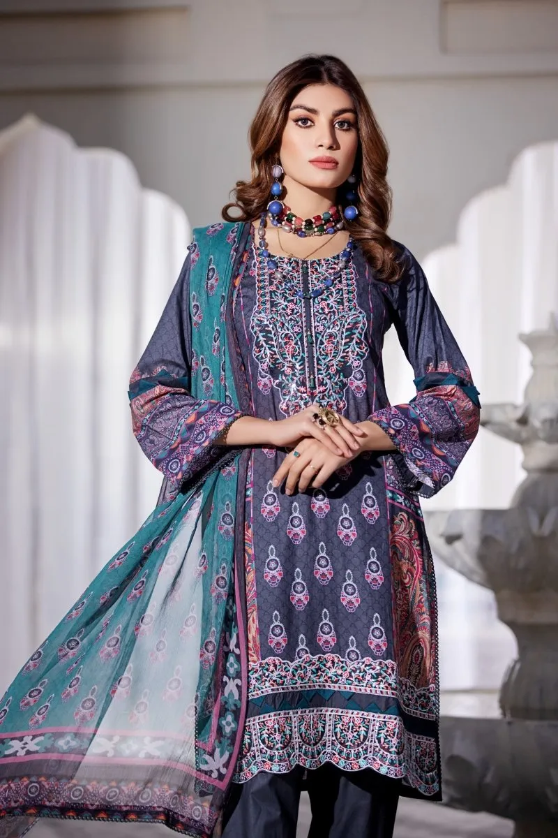 Haniya Cambric 3 Piece Suit HAN62