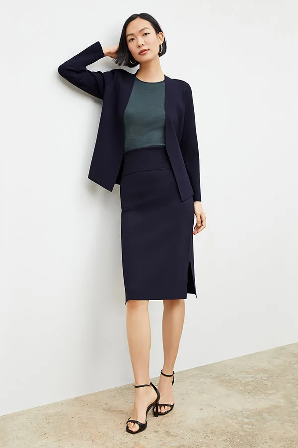Harlem Skirt - Jardigan Knit :: Navy