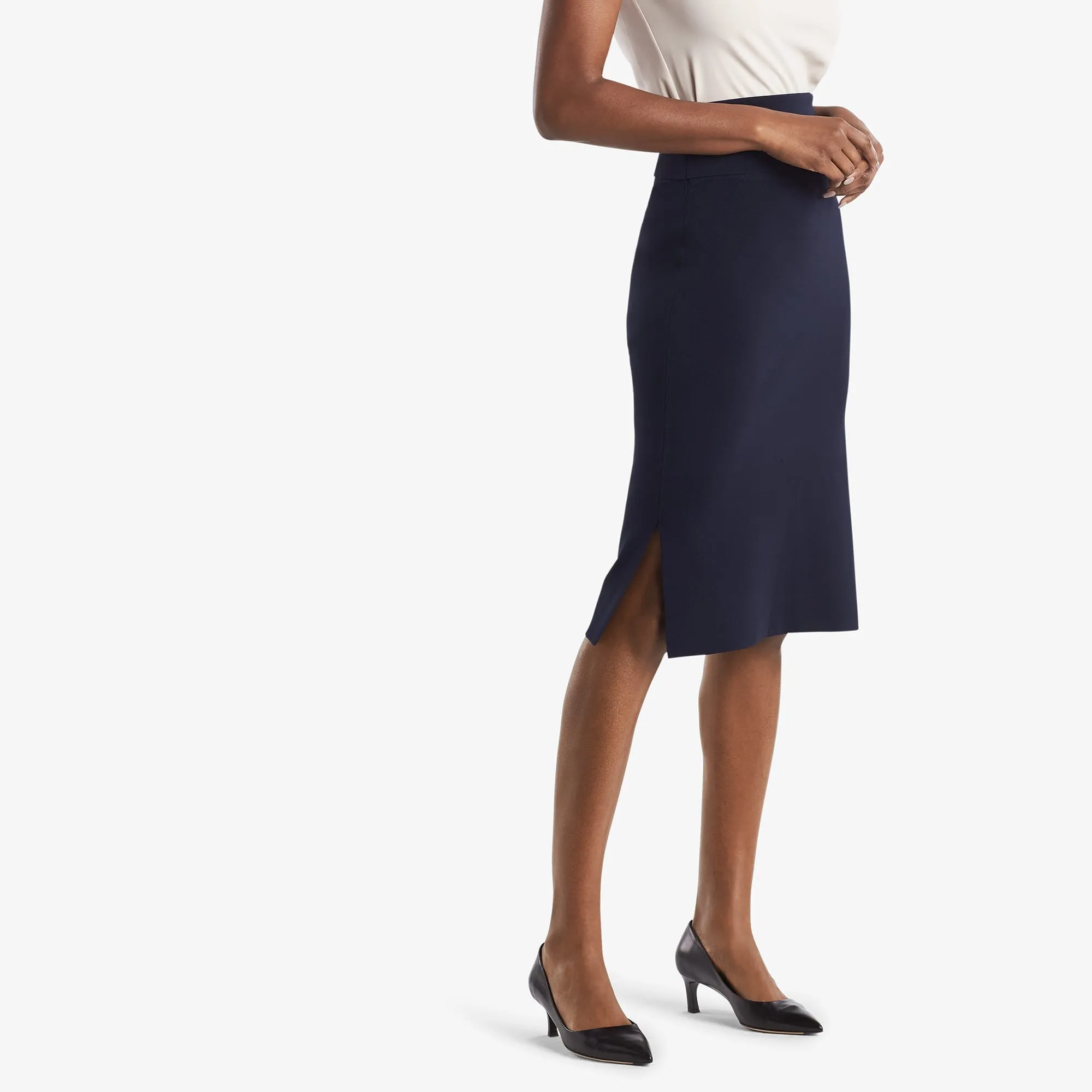 Harlem Skirt - Jardigan Knit :: Navy