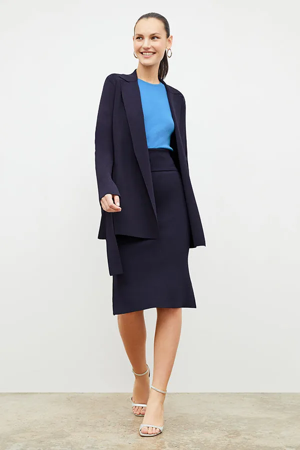 Harlem Skirt - Jardigan Knit :: Navy