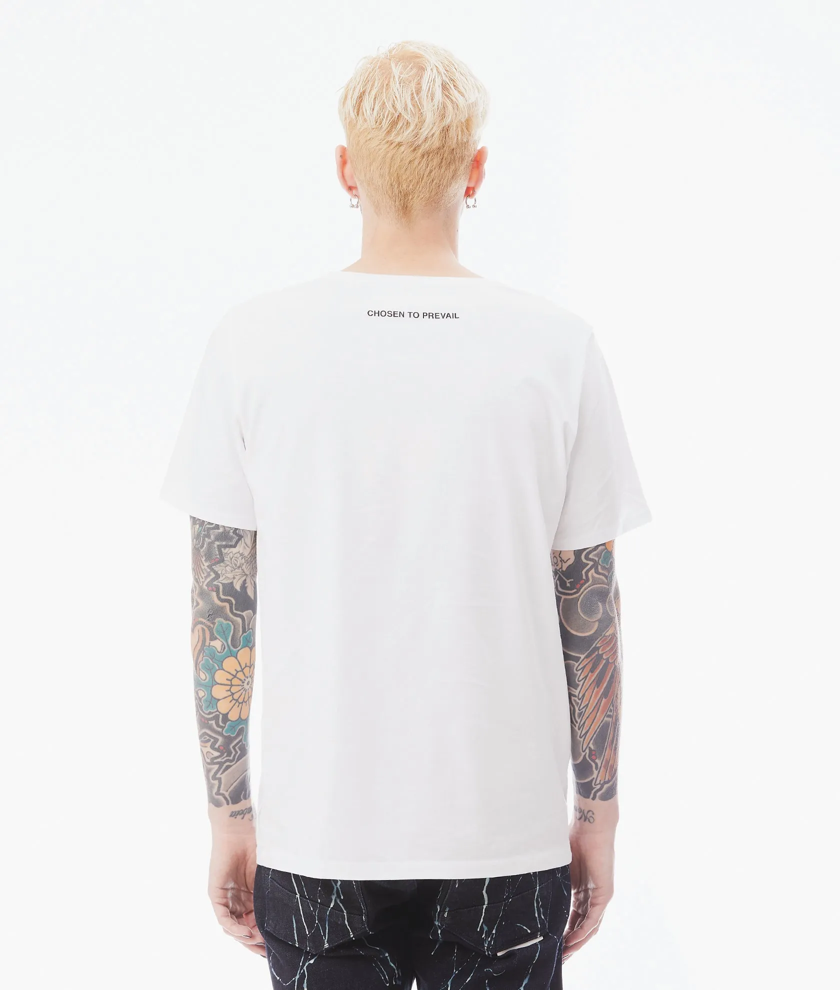 HUMAN AFTER ALL CREW NECK TEE IN WHITE