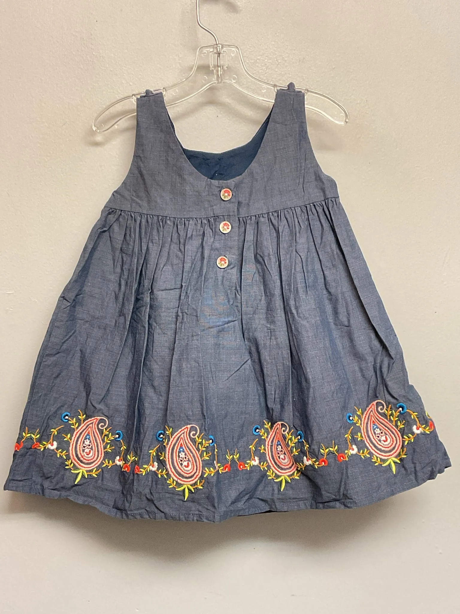 Janie and Jack Size 12M Navy Floral Dress Casual
