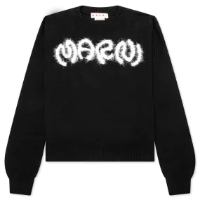 Cozy Marni Black Roundneck Sweater for Effortless Style