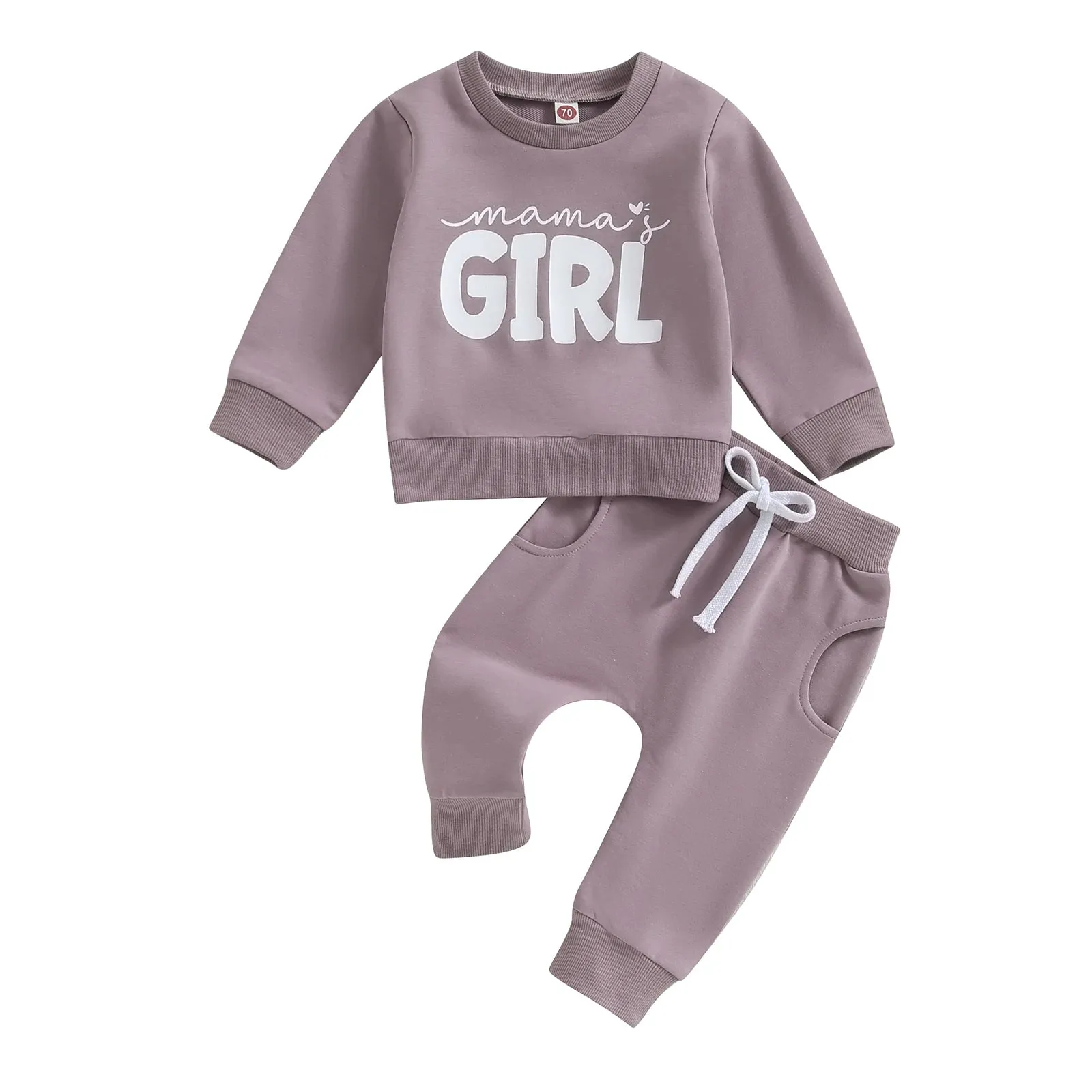 Newborn Fall Clothes Girls Print Sweatshirts Dress
