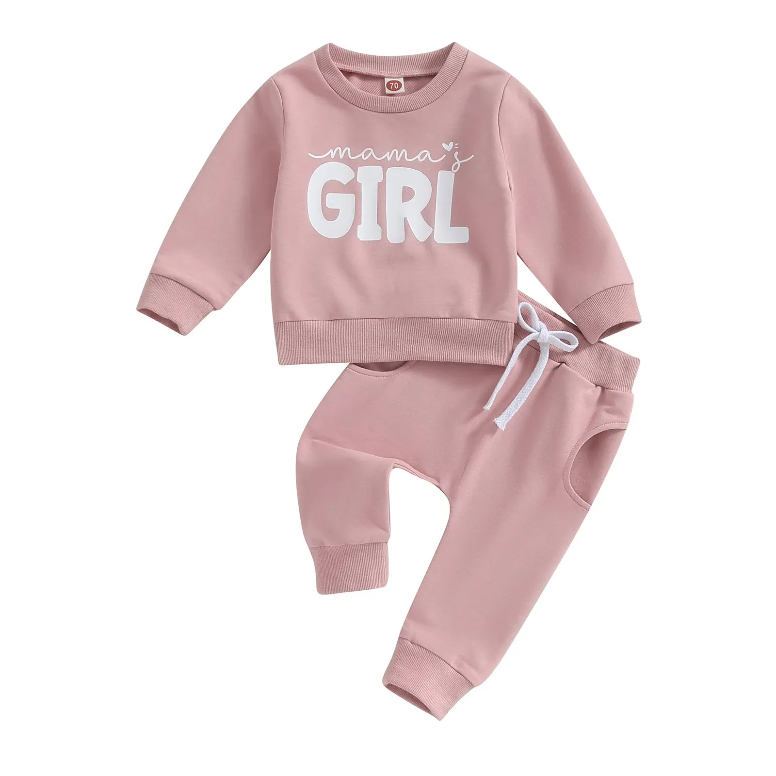 Newborn Fall Clothes Girls Print Sweatshirts Dress