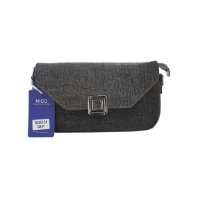 Nico Minimalist Solid Color with Detachable Coin Pouch Shoulder Bag