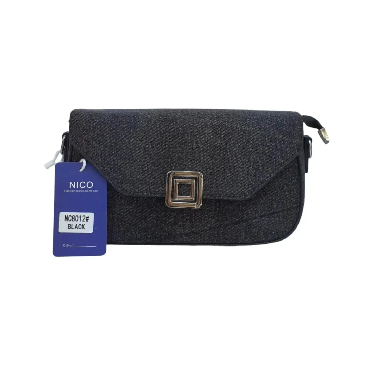 Nico Minimalist Solid Color with Detachable Coin Pouch Shoulder Bag