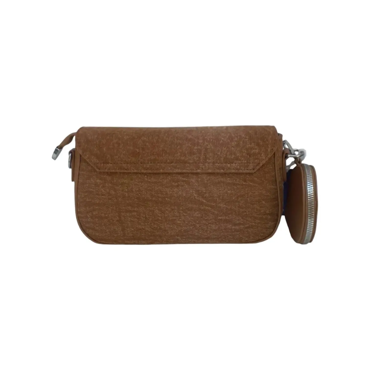 Nico Minimalist Solid Color with Detachable Coin Pouch Shoulder Bag